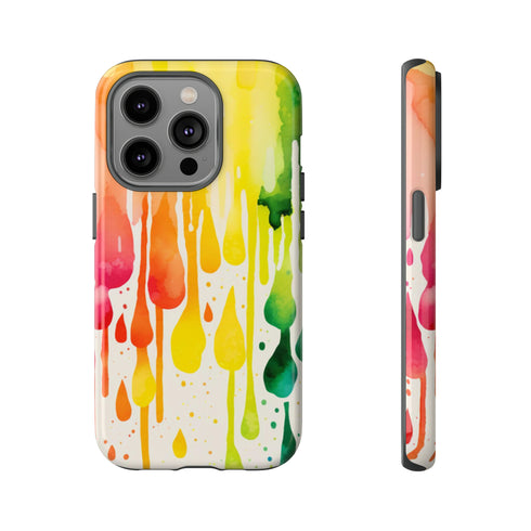 Rainbow Spring Showers - Impact Resistant Phone Case